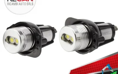 KIT 2 LAMPADINE A 2 LED – 6W 400LM – 6500K PER BMW CON FARO LENTICOLARE